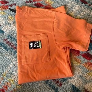 Orange Nike t shirt dress vintage style